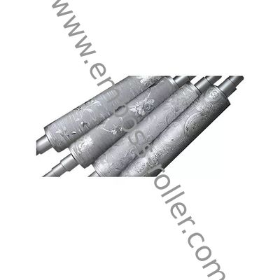 Rouleau de gaufrage gravé au laser manuellement pour cuir 600-1600mm