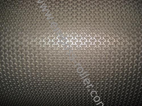 Rouille et rouleau de gaufrage en cuir de résistance de la température pour le coussin et le tapis de voiture
